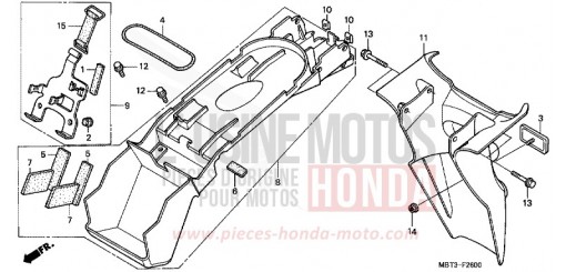 REAR FENDER XL1000VX de 1999